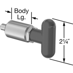 Spring Latch for Swingarms 1/4"